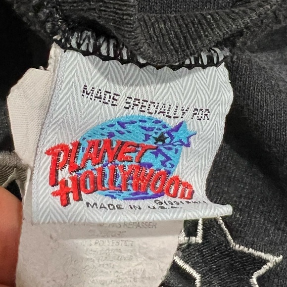 Vintage 90s Planet Hollywood Honolulu Hawaii Made in USA Crewneck Sweatshirt - Picture 5 of 5